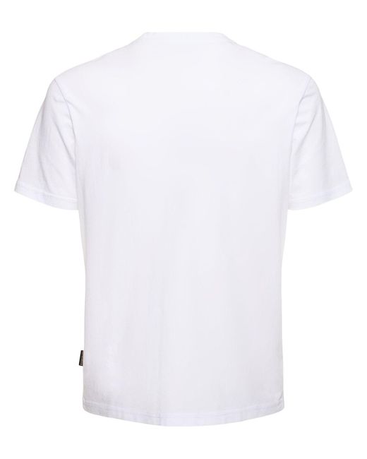 T-shirt s-aylmer in cotone di Napapijri in White da Uomo