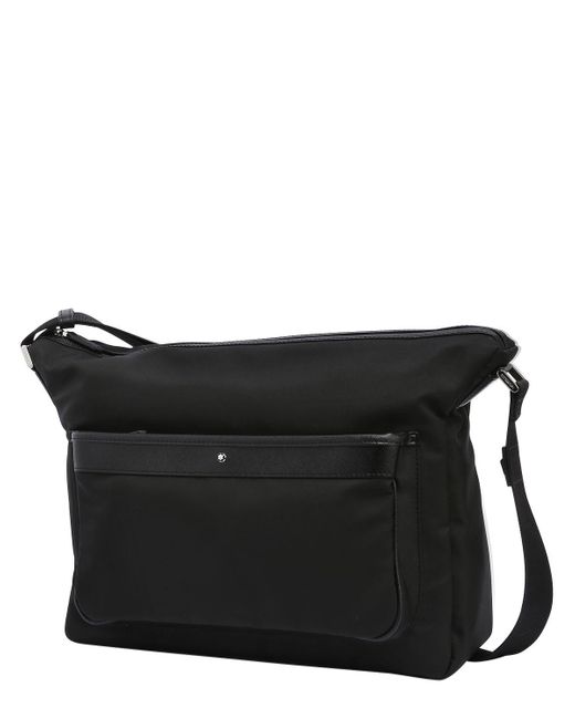 Montblanc Sartorial Jet Nylon Messenger Bag in Black for Men Lyst