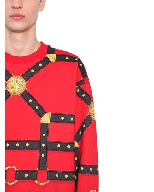 versace red sweatshirt