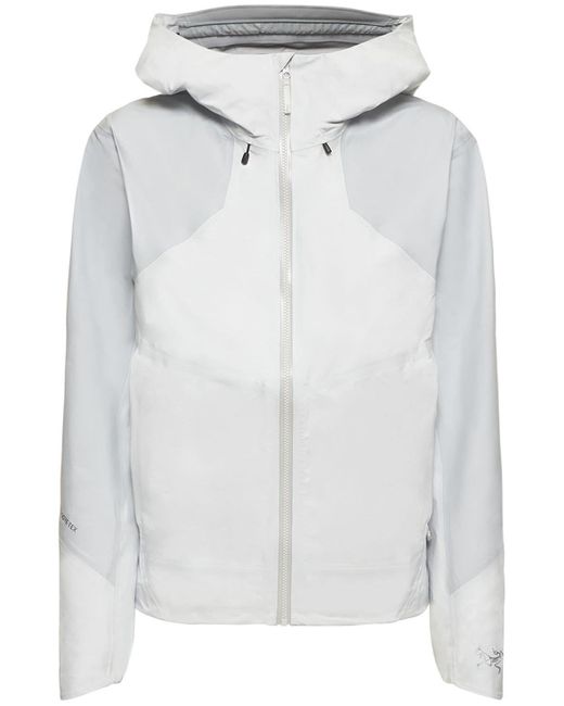 Arc'teryx Coelle Shell Jacket in White | Lyst