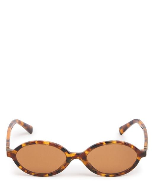 Miu Miu Brown Miu Regard Sonnenbrille