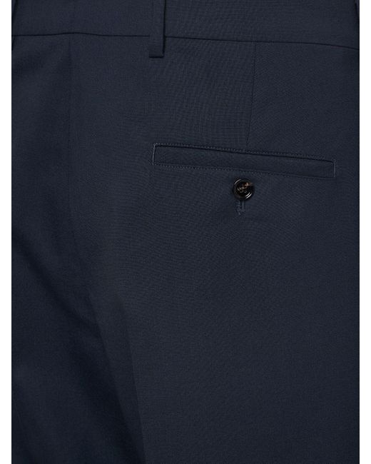 AMI Hose Aus Wollcanvas in Blue für Herren