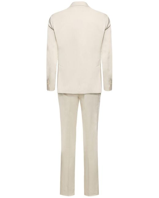 Lardini Natural Stretch Cotton Evening Suit for men