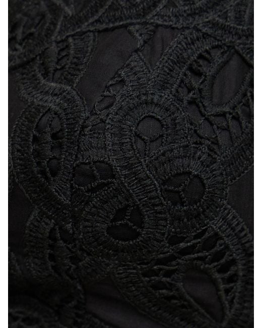 Zimmermann Black Damen Besticktes Oberteil „Rhiannon“