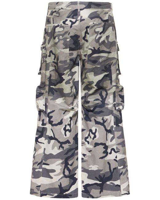 Pantaloni cargo colossus camouflage di Jaded London in Gray da Uomo
