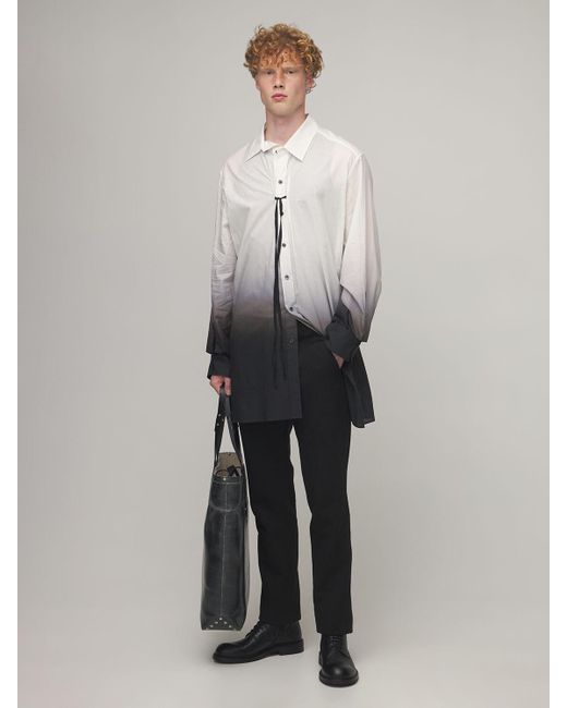 メンズ Ann Demeulemeester コットングラデーションシャツ Lyst