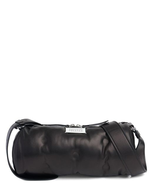 Maison Margiela Gray Glam Slam Pillow Leather Shoulder Bag for men