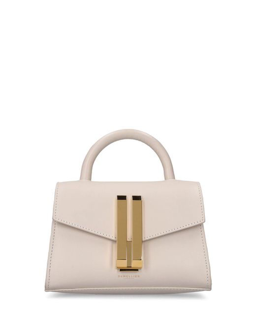 DeMellier Nano Montreal Smooth Leather Bag in Natural | Lyst