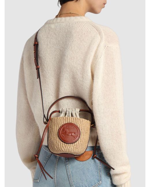 Chloé Pink Beuteltasche Mit Pferdemedaillon
