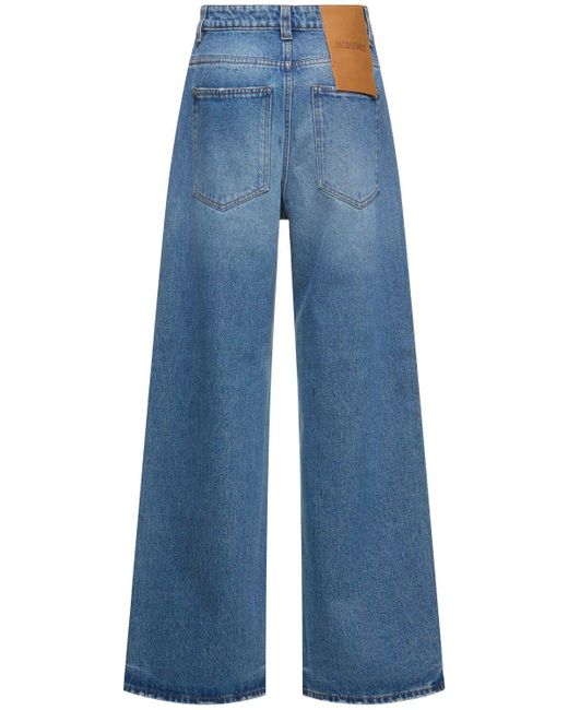 Jacquemus Blue Jeans Mit Weiter Passform "le De-nîmes"