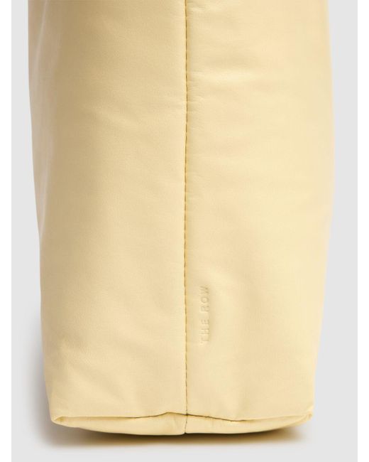 The Row Pim ライトナッパレザートートバッグ ナチュラル | Lyst