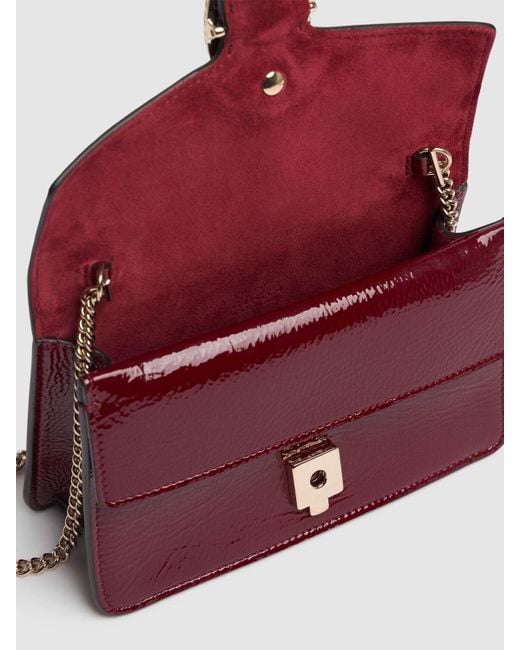 Mini dionysus patent leather bag Gucci de color Purple