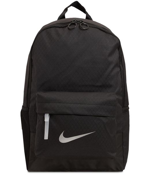 Nike Black Heritage Swoosh Backpack for men