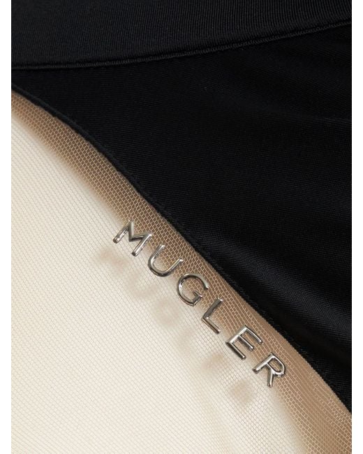 Combinaison en jersey dua lipa Mugler en coloris Black