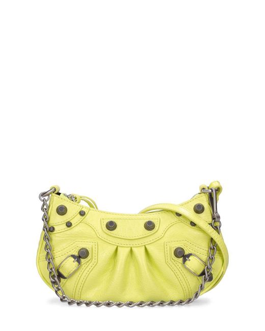 Balenciaga yellow purse hotsell