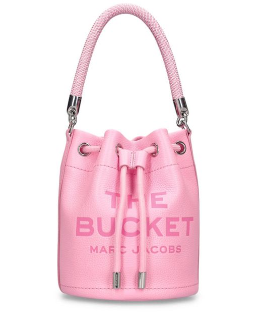 Marc Jacobs Pink Ledertasche "the Bucket"