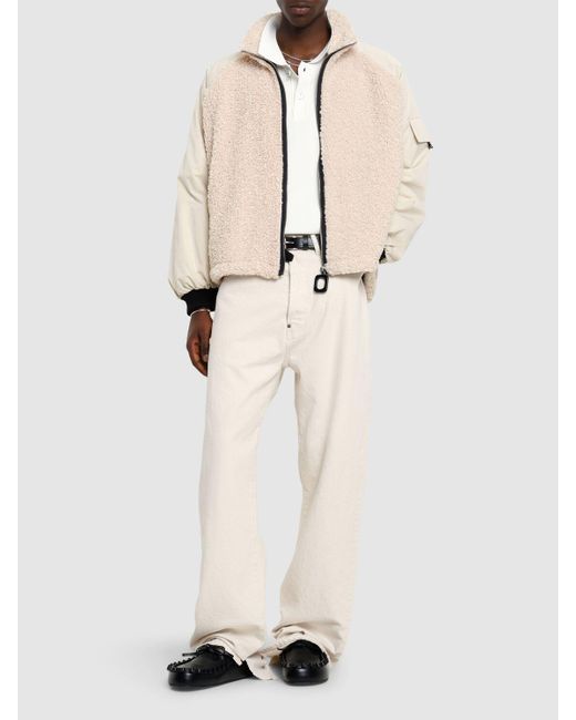 J.W. Anderson Natural Color Block Track Top for men