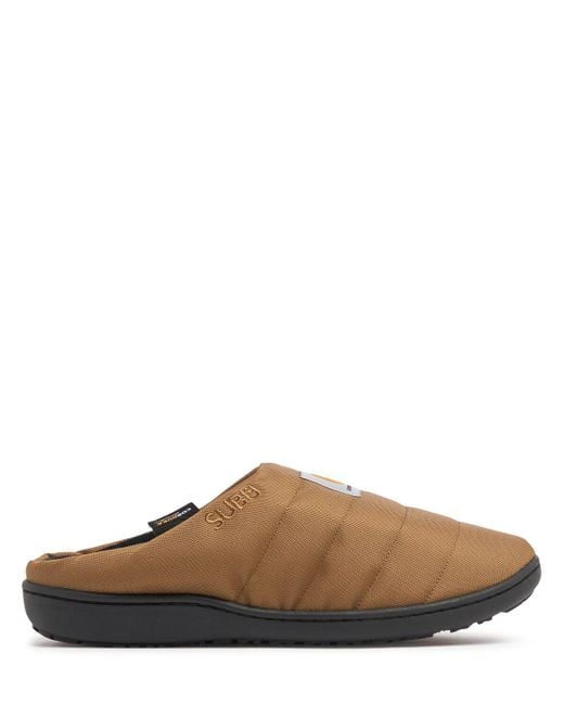 メンズ Carhartt コーデュラスリッパ Brown