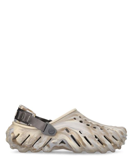 CROCSTM Natural Echo Tonal Marble Print Clog Sandals for men