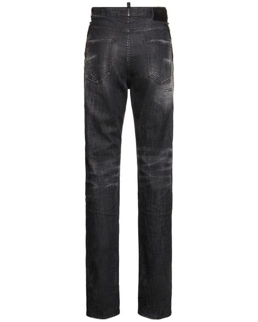 Jeans de denim con decoraciones DSquared² de color Gray