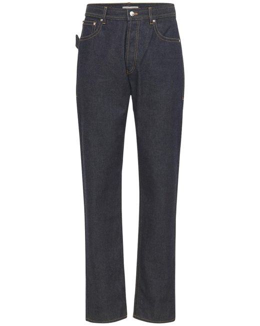 Bottega Veneta Cotton Denim Jeans in Indigo (Blue) for Men - Lyst
