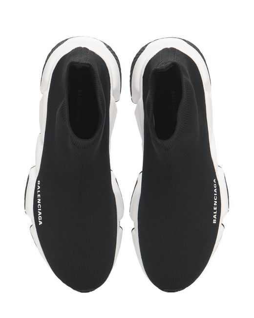 Balenciaga Black 30mm Speed Recycled Knit Sneakers