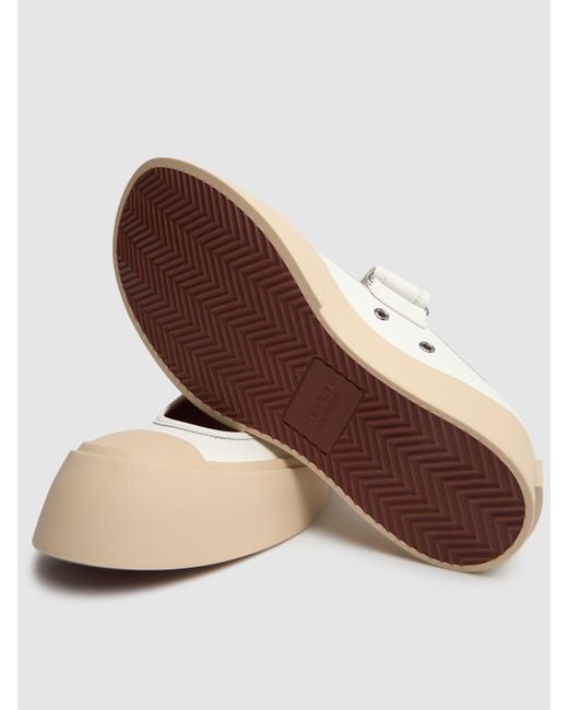 Marni Pablo レザーフラットシューズ 20mm Marni Pablo レザーフラットシューズ 20mm ナチュラル | Lyst