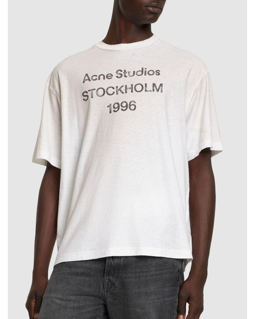 acne studios white t shirt