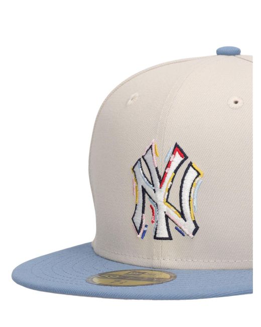 KTZ White Ny Yankees 59fifty Cap for men