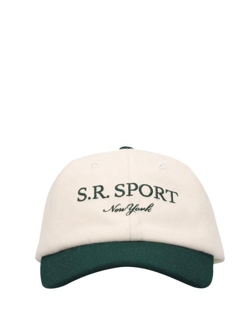 Sporty & Rich Natural Sr Sport Wool Hat