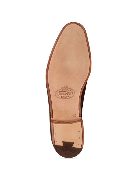 Church's Brown Maesteg Suede Loafers for men