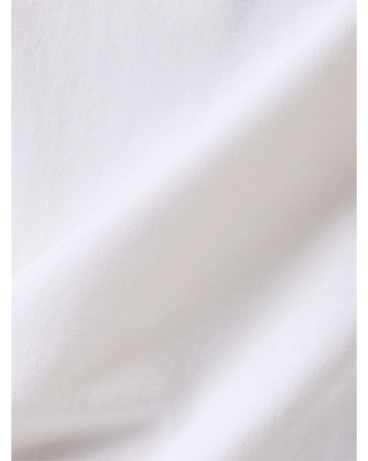 Jil Sander T-shirt Aus Baumwolljersey Im Boxy Fit in White für Herren