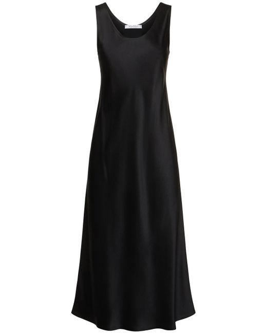 Max Mara Black Banjo Midi Dress