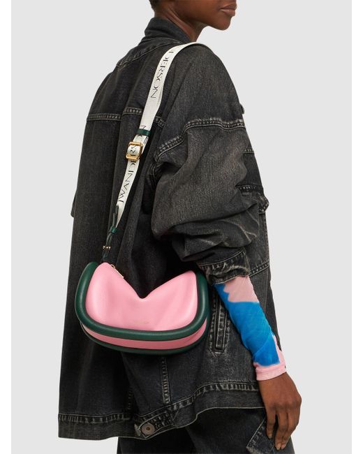 J.W. Anderson Pink The Bumper-15 Leather Shoulder Bag