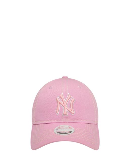 KTZ Ny Yankees Female Washed 9forty キャップ Pink