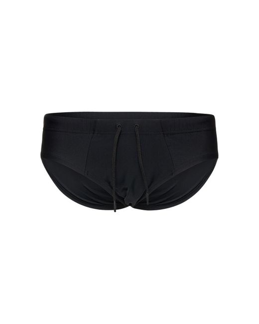 Cdlp Nylon Swim Briefs In Black For Men 