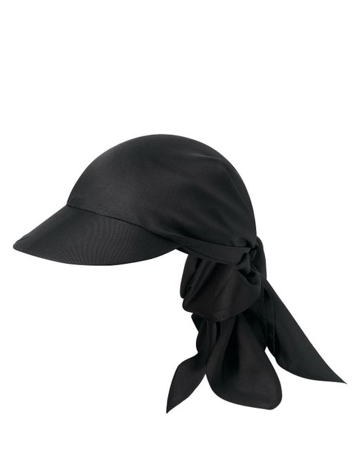 The Row Dreux Silk Hat in Black | Lyst