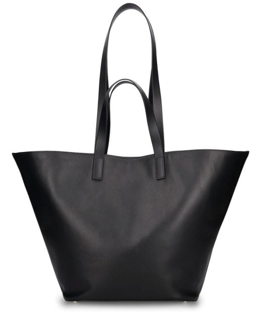 Anine Bing Black Palermo Leather Tote Bag