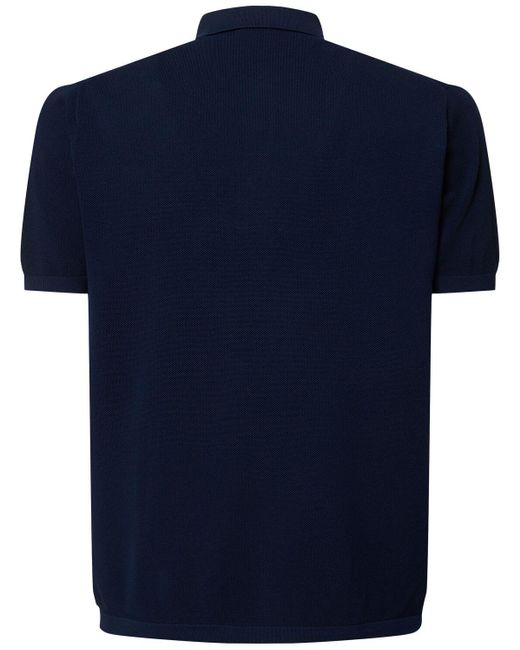 Aspesi Polohemd Aus Piqué "mod. M062" in Blue für Herren