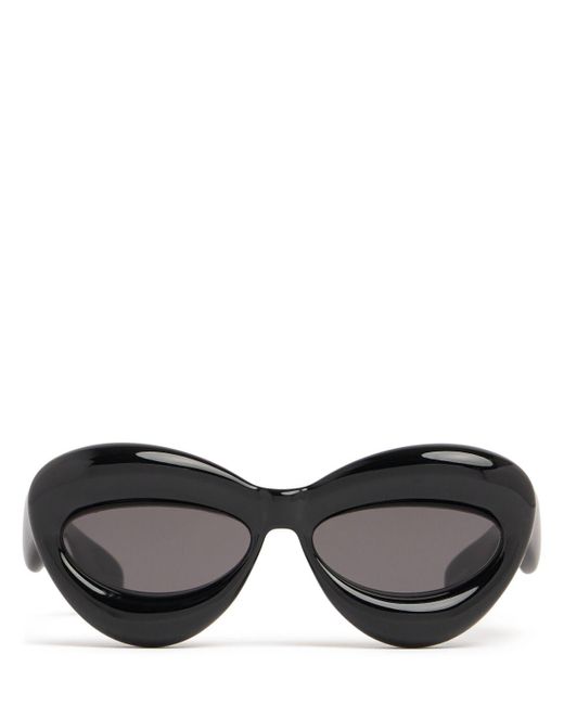 Gafas de sol cat-eye inflables Loewe de color Black