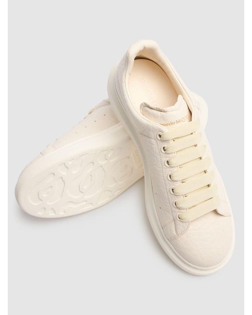 Alexander McQueen Ledersneakers "oversized" in Natural für Herren