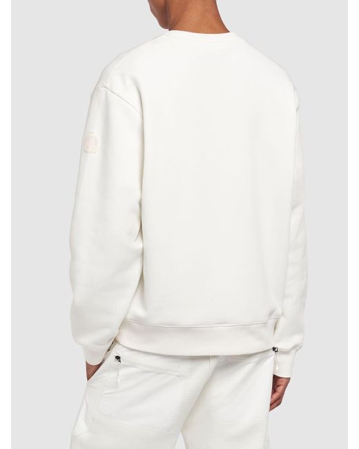 T-shirt à manches longues en coton cny Moncler pour homme en coloris White