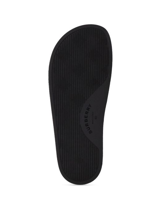 Burberry Multicolor Furley Check Slide Sandals