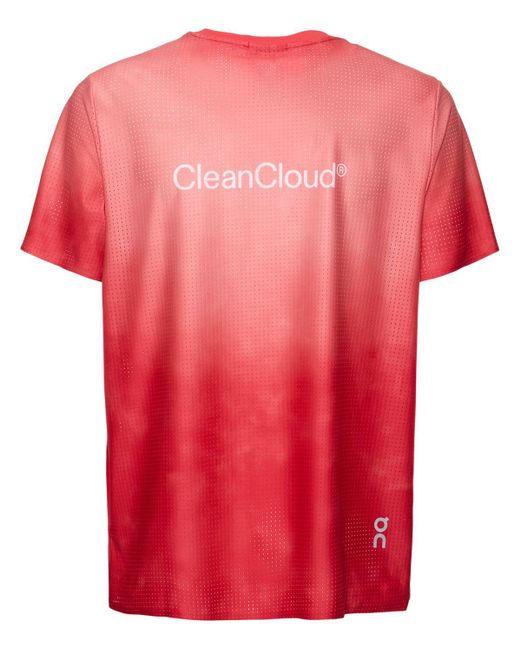 メンズ On Shoes Paceメッシュtシャツ Pink