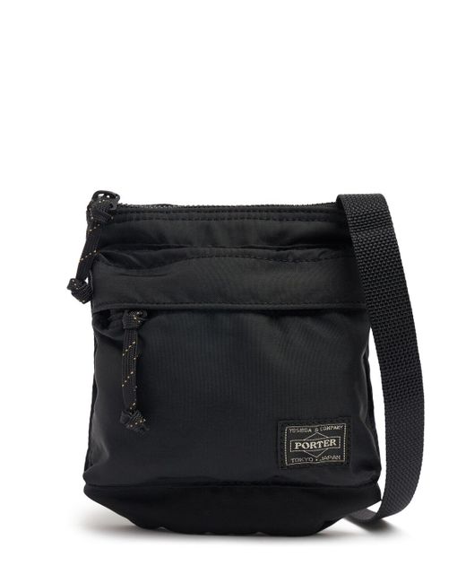 Porter-Yoshida and Co Black Porter Force Small Nylon Crossbody Bag for men