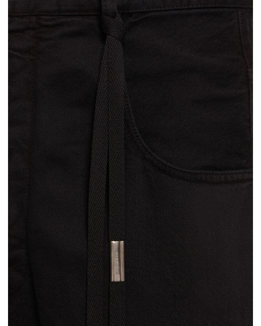 Pantaloni ronald in cotone di Ann Demeulemeester in Black da Uomo