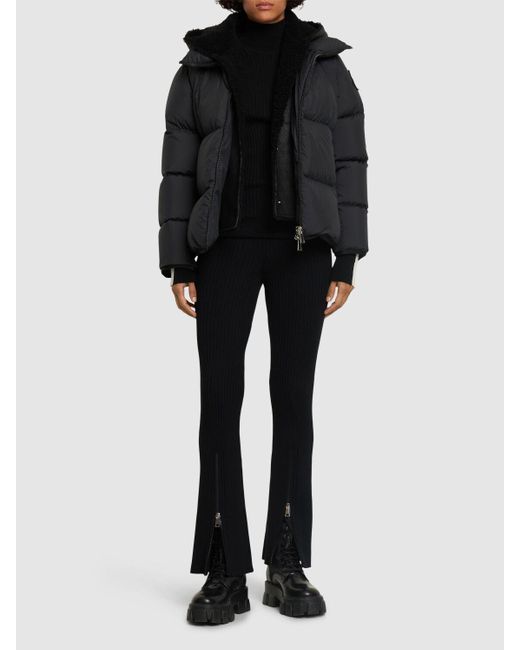Moncler Labbe Tech Down Jacket in Black Lyst