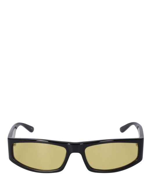 Courreges Green Techno Squared Acetate Sunglasses