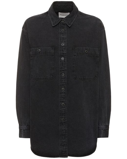 Isabel Marant Black Verane Cotton Shirt