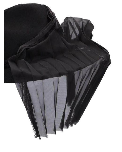 Yohji Yamamoto Mütze Aus Wolle in Black für Herren